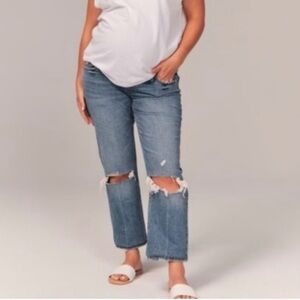 Abercrombie Distressed Maternity Jeans